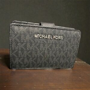 Michael Kors Black Monogram Wallet